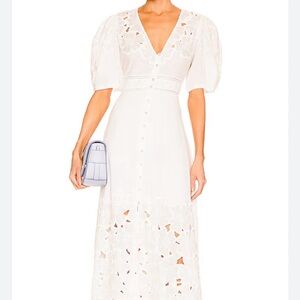 Veronica Beard Hope dress white size 2 NWT